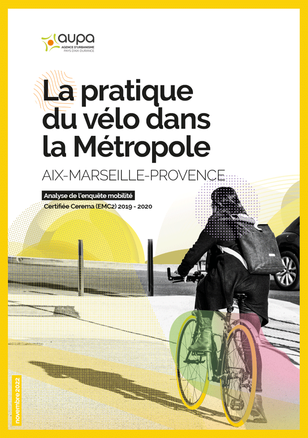 1ère de couverture "La pratique du vélo dans la métropole Aix-Marseille-Provence?"