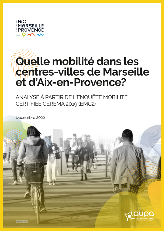 Couverture de la publication "quelle mobilité dans les centres-villes de Marseille et d'Aix en Provence