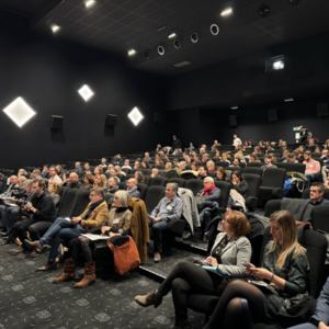 Photo de la tribune lors de la rencontre Aupa et ANCT