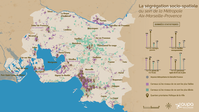 Les disparités socio-spatiales dans la Métropole Aix-Marseille-Provence