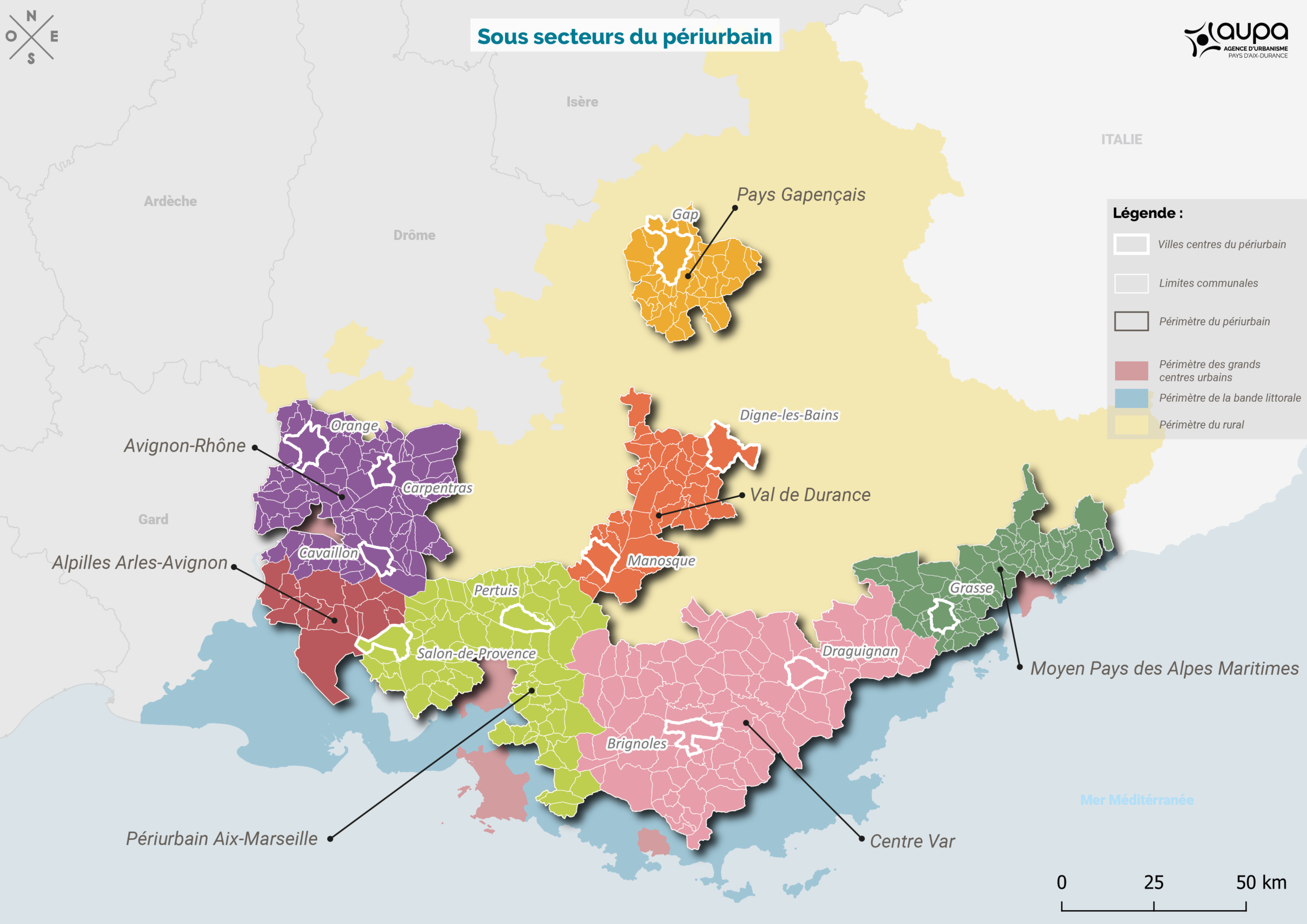 carte-sous-secteurs-périurbain-v3 vignette de la publication : L’observatoire régional des centres-villes