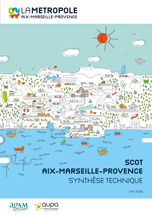 couverture de la Synthèse du SCoT métropolitain Aix-Marseille-Provence
